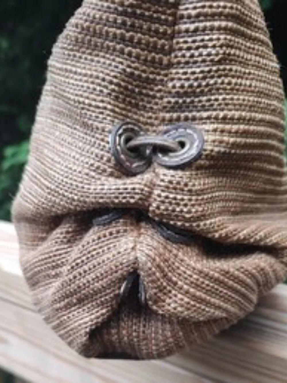 FOSSIL Woven Purse Handbag Medium w/ Key and Charms